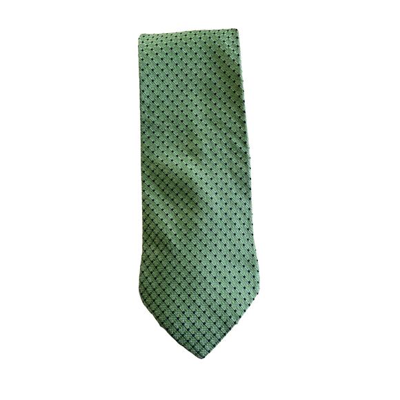 Vintage Tommy Hilfiger Green 90s Silk Necktie - Picture 1 of 4
